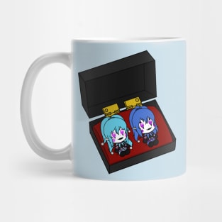 candy pop and candy cane chibi figure Mug